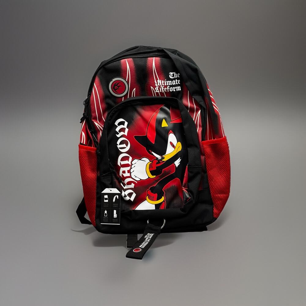 Sonic The Hedgehog Shadow Backpack NEW